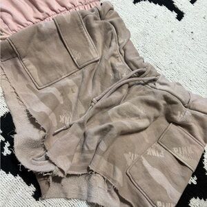 PINK Victoria's Secret Women's Beige Cargo Shorts